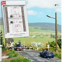 BUSCH Motiv-Set Der Bahnübergang für Nebenstrecken 6020 H0