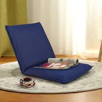 Goplus Klappbarer Bodenstuhl, Bodensessel mit 6-stufig Verstellbarer Rückenlehne, Bodensofa