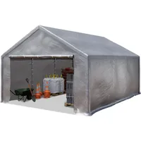 TOOLPORT Lagerzelt 3x6 m Zelthalle Unterstand Zeltgarage PE Plane