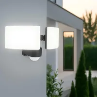 Longlifeled gmbh 2-Fach LED Außenstrahler 40W 4000K anthrazit mit