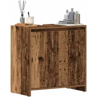 VidaXL Waschbeckenunterschrank Altholz-Optik 60x33x60 cm Holzwerkstoff