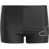 Adidas Performance Big Bars Kids Boxer-Badehose Black / White
