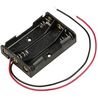 TRU Components TC-13220668 Batteriehalter 3x Micro (AAA) Kabel (L
