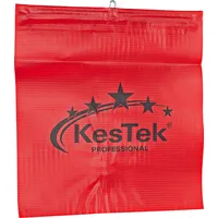 Kestek Warnflagge Schlussfahne, Endfahne, rot 300 X 300 mm,