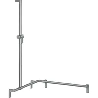 Normbau Duschhandlauf Normbau Serie Cavere aus Aluminium, mit Brausehalter