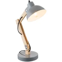GLOBO Holz Tischleuchte dimmbar Nachttischleuchte Smart led Schlafzimmerlampe verstellbar,