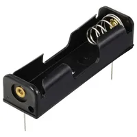 TRU Components TC-13220516 Batteriehalter 1x Mignon (AA) Kontaktpole (L