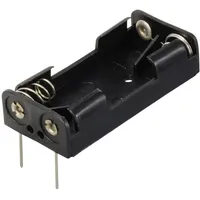 TRU Components TC-13220572 Batteriehalter 2x Micro (AAA) Kontaktpole (L