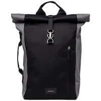 Sandqvist Ground Dante Vegan | Rolltop Rucksack in schwarz