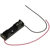 TRU Components TC-13220604 Batteriehalter 1x Mignon (AA) Kabel (L
