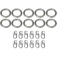 LIEDECO Gardinenringe für Gardinenstangen Ø 20 mm