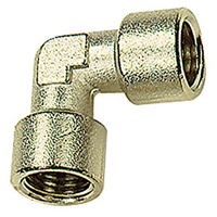 Riegler Winkelstück G 1/8 innen/innen Messing vernickelt