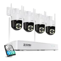 ZOSI 5MP WiFi 6 Überwachungskamera Aussen Set, 8CH NVR
