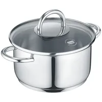 Berndes Mini-Kochtopf B.MINI 12 cm 0,7 Liter mit Glasdeckel
