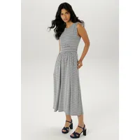 Aniston SELECTED Sommerkleid Marine/Offwhite 40
