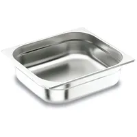 Lacor Gastronorm-Schüssel GN 2/3 Edelstahl 18/10, 4 cm 3,5
