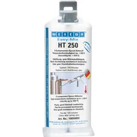 WEICON Easy-Mix HT 250, Epoxid-Klebstoff hochtemperaturbeständig bis 250°C, 50