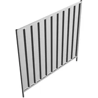 Schake Mobilzaun Trapez Verzinkt Höhe: 2,0 m