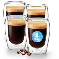 BigDean Espressotasse doppelwandig 0,08 l 4 St.