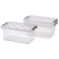 Blumtal Aufbewahrungsbox mit Deckel 5L aus Kunststoff - Aufbewahrungsboxen