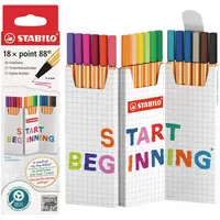 Stabilo point 88 Fineliner farbsortiert 0,4 mm, 18 St.