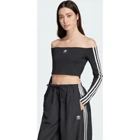 Adidas Adicolor Off Shoulder Langarm-T-Shirt Black S