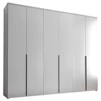 Stella Trading Mid.you Drehtürenschrank Weiß , Maße cm Schlafzimmer,