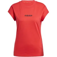 Adidas Essentials Linear Cotton Damen T-Shirt, W LIN SJ