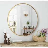 BOURGH CLARITE Sehr hochwertiger eleganter runder Wandspiegel Ø90cm -