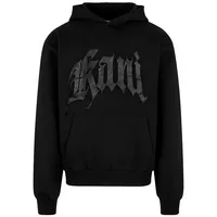 Karl Kani Puffy Oversized Hoodie in Schwarz, Größe M