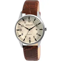 Excellanc Herrenuhr mit Band aus Kunstleder