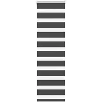 VidaXL Zebrarollo Schwarz 50x100 Cm Stoffbreite 45,9 Cm Polyester