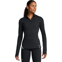 Under Armour Vanish Cw Halbreißverschluss-langarm-t-shirt - Black / Reflective