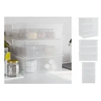 VidaXL Aufbewahrungsboxen 3 Stk. Kunststoff 10 L Stapelbar