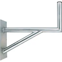 PremiumX 60cm Wandhalter Stahl verzinkt Ø 48mm Winkel Wand-Halterung