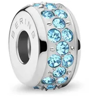 BERING Charm Glow-3 Arctic Symphony Edelstahl Kristallglas blau