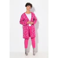MIAMODA Strickjacke in hibiskuspink | Gr.: 46-48