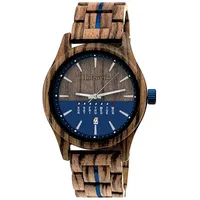 Holzwerk Germany Handgefertigte Herren-Uhr Öko Natur Holz-Uhr Holz Armband-Uhr