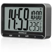 KIENZLE Wecker Digital Horizontal Silber-Schwarz