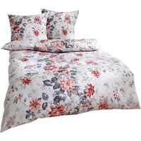 Traumschlaf Traumschlaf, Bettwäsche, Blumen rot (Bettwäsche Set, 80 x