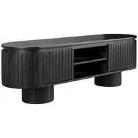 Dutchbone Lowboard KENJI aus Mangoholz mit schwarzem Finnish von
