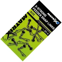 Matrix X-Strong Feeder Snap Links - 10 Wirbel Einheitsfarbe