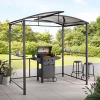 Konifera Grillpavillon »Roma«, Außenmaße BxT: 245x150 cm, Stahlgestell, Polycarbonat-Dachplatten,