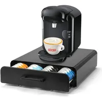 SYSYLY Kapselhalter Schubladen für Kapseln kompatibel für Tassimo,Kaffeekapselhalter/Aufbewahrungsschublade/Kaffeekapsel-Speicher-Fach und