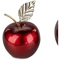 Formano Dekoration Weihnachten Bollweg Deko Apfel 10cm seidenmatt rot