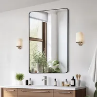 Vevor VEVRO Rechteckiger Wandspiegel Schminkspiegel Badezimmerspiegel