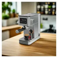 KeMar Kitchenware BARISTA DELICIOSO Siebträger Espressomaschine 20 Bar, Touchdisplay,