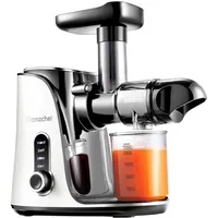 Amzchef GM3001-WT slow speed juicer (white), Entsafter, Weiss