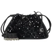 Coccinelle Dulse Umhängetasche Leder 23 cm schwarz