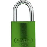 ABUS Vorhangschloss Aluminium 72/40 grün gl.